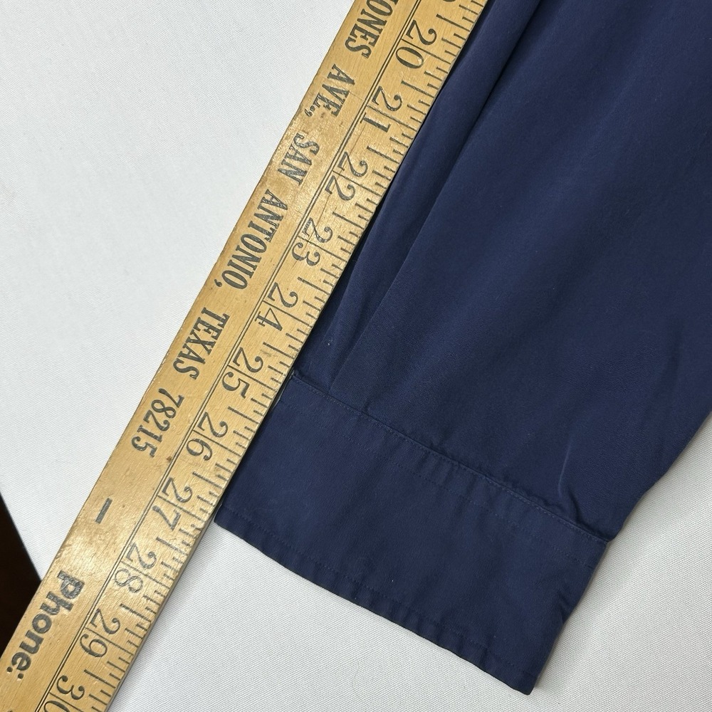 Ralph Lauren Shirt Men's XXL 2XL Slim Fit Navy Blue Button Down Long Sleeve - Picture 10 of 15